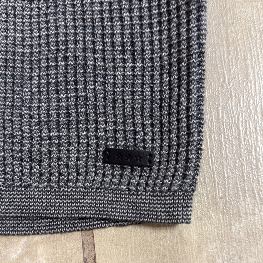 John Varvatos Gray Crewneck Sweater Classic Knit Design - Picture 3 of 4